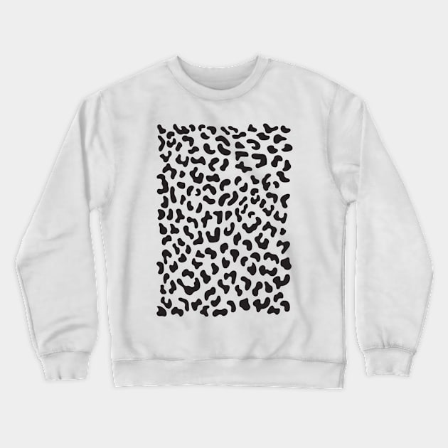 Fierce black and white, cats allover, wildcat, BoomBoomInk Crewneck Sweatshirt by BoomBoomInk